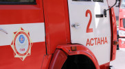 Massive fire breaks out in Astana residential complex