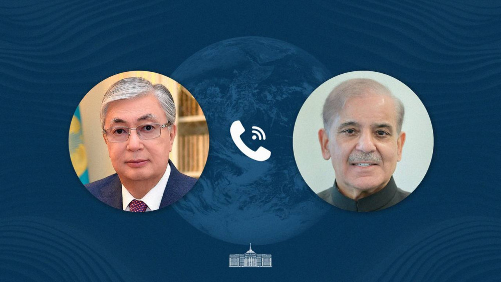 Tokayev holds phone call with Pakistani prime minister