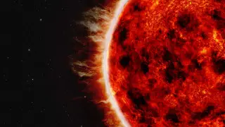 Powerful plasma ejection recorded on the Sun