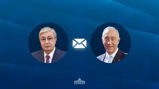 Tokayev congratulates Portuguese president on national holiday