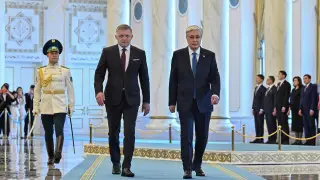Slovak Prime Minister was solemnly welcomed in Astana