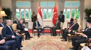 Maulen Ashimbayev meets with Singapore’s President and Parliament Speaker
