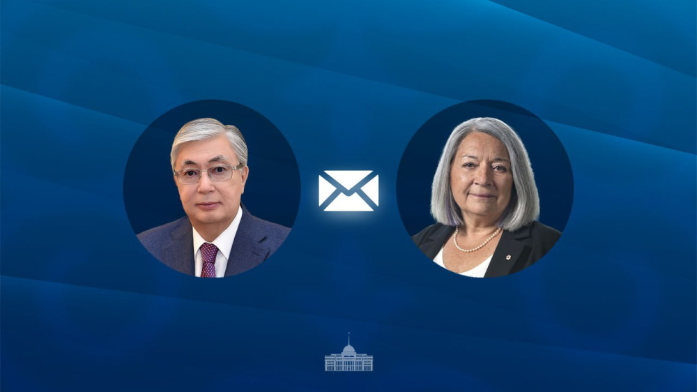 President of Kazakhstan sent telegram to Governor General of Canada