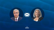 President of Kazakhstan sent telegram to Governor General of Canada