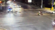 Moped rider hits police officer and tries to flee in Almaty