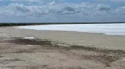 Salt plains mistaken for snow spotted in Korgalzhyn Nature Reserve