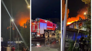 Three-story hotel catches fire in central Astana