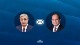Tokayev congratulates the President of Egypt