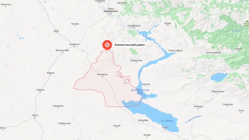 Screenshot from Yandex Maps