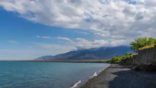 Six-year-old blown away in inflatable ball on Lake Alakol rescued by police officer