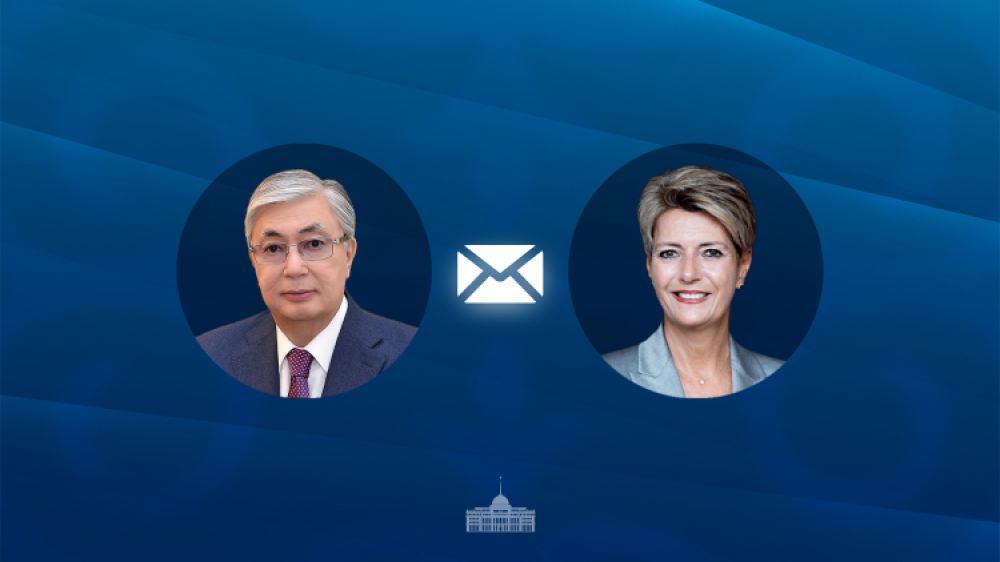 Tokayev congratulates Swiss president on National Day