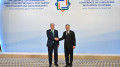 Tokayev arrives at Awaza Congress Center