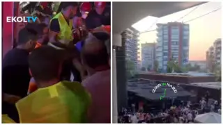 Earthquake in Turkey: whole building collapsed in the city of Sindirgi