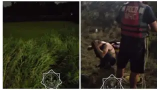 Man nearly pulled into swamp in Almaty