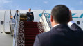 Japarov saw Tokayev off at Bishkek Airport