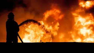 Major fire broke out in Turkestan region