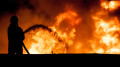 Major fire broke out in Turkestan region