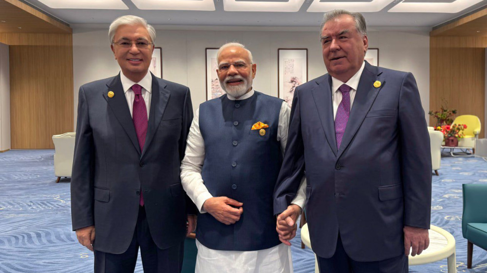 Indian PM shares backstage talk with Tokayev on social media