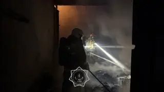 Administrative building catches fire in Almaty