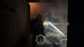 Administrative building catches fire in Almaty