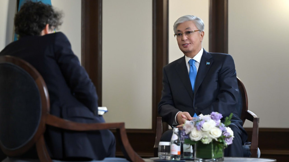 Tokayev gave interviews to major American publications