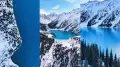 Almaty resident shows off famous lake and wows social media