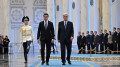 Tokayev welcomes Turkmen president at Akorda