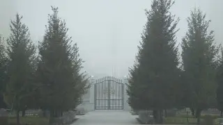 Near-zero visibility: Astana shrouded in very dense fog