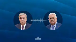 President of Palestine thanks Tokayev for support