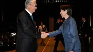 Japan’s Prime Minister Sanae Takaichi ceremonially welcomed President Tokayev