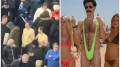 Belgian fans in Borat swimsuits detained in Astana