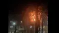 High-rise caught fire in Almaty overnight: video