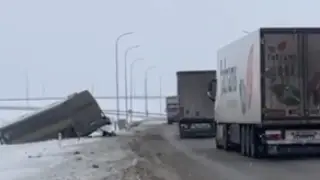 Bus with foreign passengers involved in road accident in Kyzylorda region