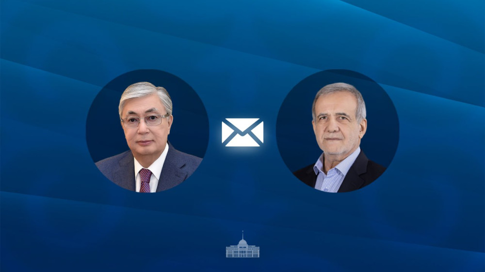 Tokayev sends telegram to the President of Iran