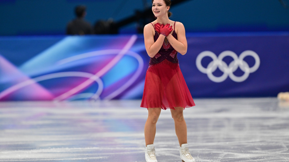 “Thank you, Sofya Samodelkina of Kazakhstan“: Nicole Scherzinger supports the figure skater