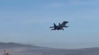 Su-30SM fighter jet crashes near Karaganda
