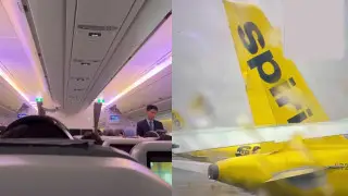 Two planes collided before takeoff