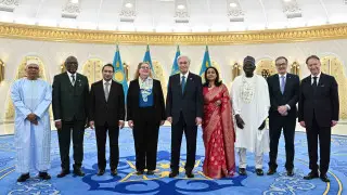 Tokayev receives ambassadors of eight countries