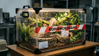 Three-meter python seized from Kazakh woman and handed over to the state