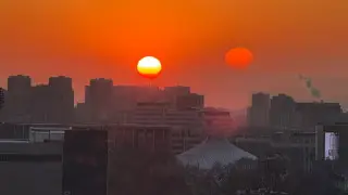 Two suns side by side: Almaty residents captured a rare sky phenomenon