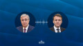 French President Emmanuel Macron called Tokayev