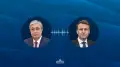 French President Emmanuel Macron called Tokayev