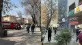 Fire in central Almaty: bystanders help woman who ran out through the smoke