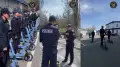 Police switched to electric scooters in Almaty