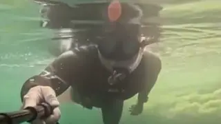 Aktau resident has spent several years cleaning trash from the bottom of the Caspian Sea