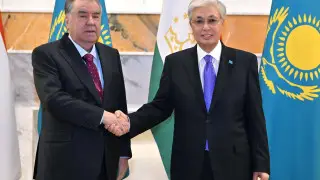 Tokayev and Rahmon held talks ahead of the summit in Astana
