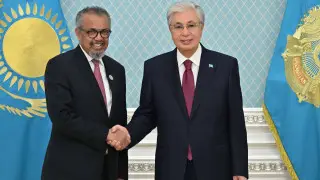Tokayev met with the WHO chief
