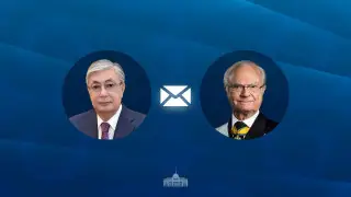 Tokayev congratulates King of Sweden