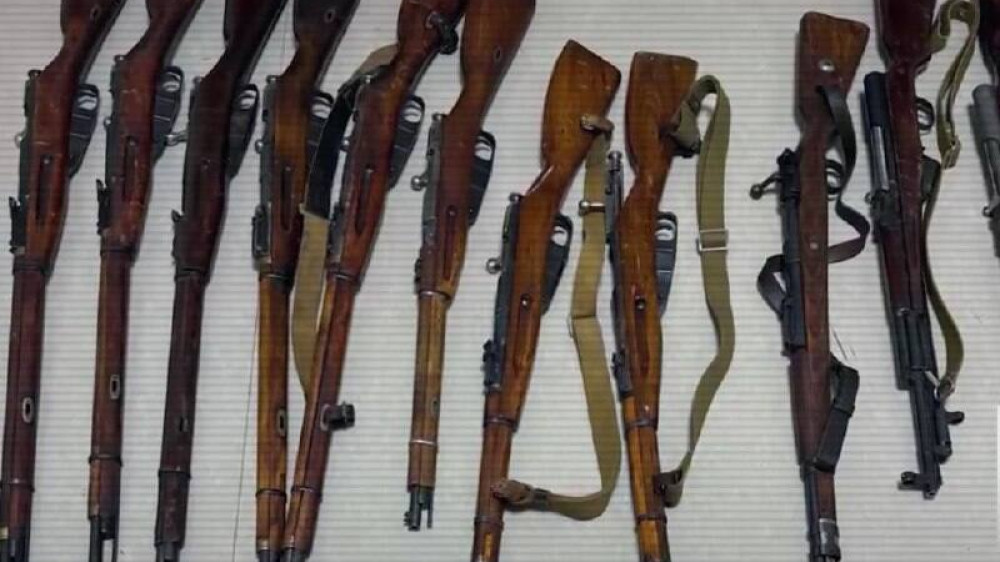January weapon found on the shore of Lake Sairan in Almaty