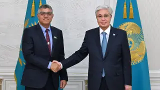 Tokayev receives head of UN World Meteorological Organization